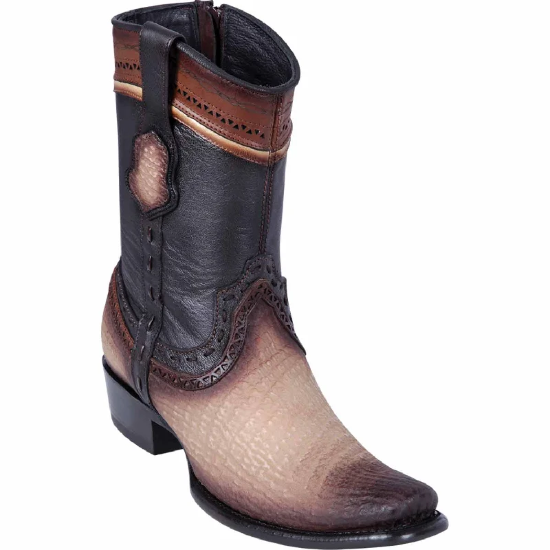 Men's Wild West Shark Skin Dubai Toe Short Boot 279B0915