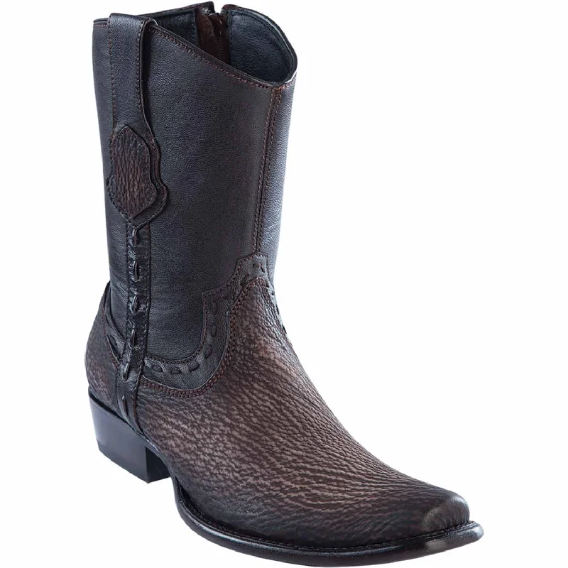 Men's Wild West Shark Skin Dubai Toe Short Boot 279B0916