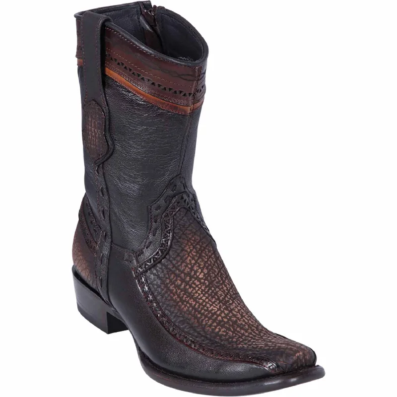 Men's Wild West Shark with Deer Dubai Toe Short Boot 279BF0957