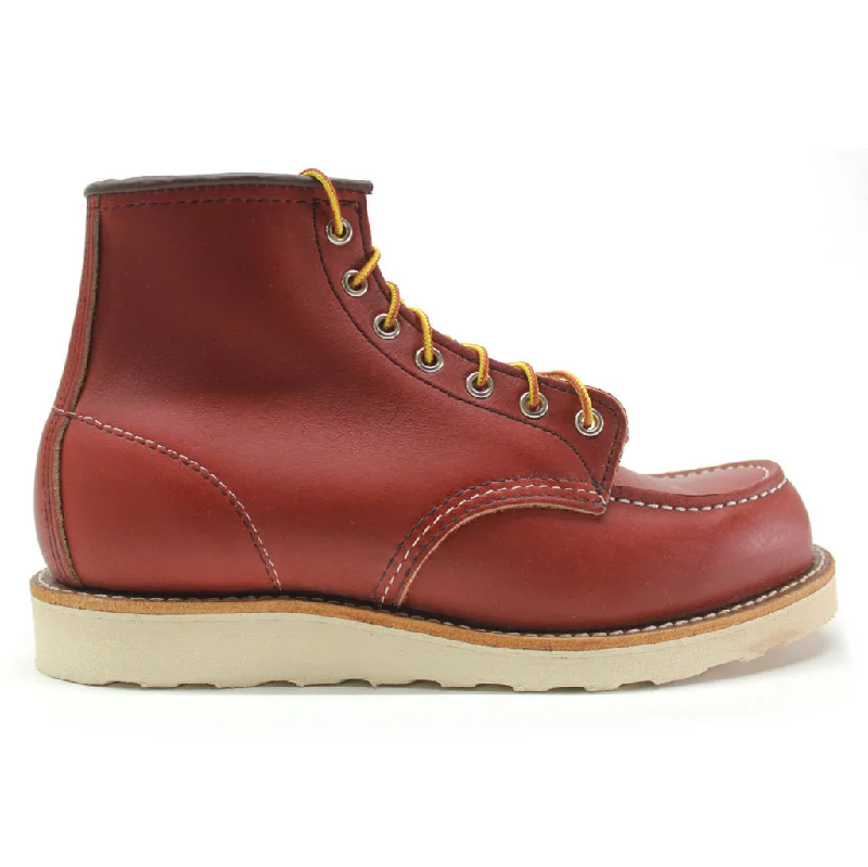 Heritage Full Grain Leather 6 Inch Classic Men's Moc Toe Boots