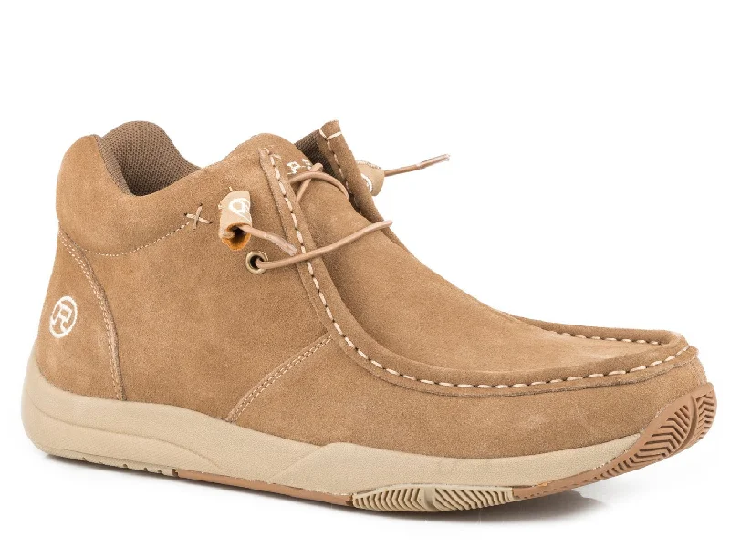 Men's cowboy boots with a leather lining for comfortRoper Mens Tan Leather Clearcut 2 Eyelet Ankle Boots Men's cowboy boots with a leather lining for comfortRoper Mens Tan Leather Clearcut 2 Eyelet Ankle Boots