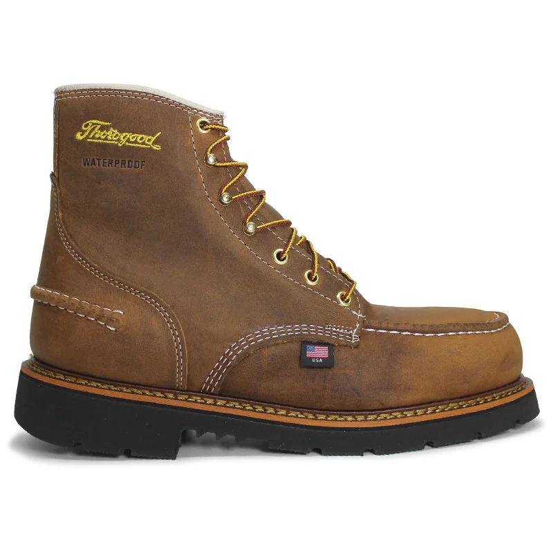 Men's thermal - insulated ankle boots for cold climates6 Inch 1957 Moc Toe Safety Full Grain Leather Men's Work Boots Men's thermal - insulated ankle boots for cold climates6 Inch 1957 Moc Toe Safety Full Grain Leather Men's Work Boots