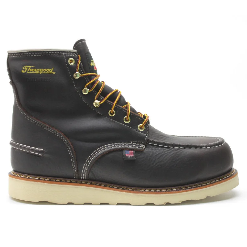 Men's classic black ankle boots for a timeless appearance6 Moc Toe Waterproof Non Safety Leather Men's Ankle Boots Men's classic black ankle boots for a timeless appearance6 Moc Toe Waterproof Non Safety Leather Men's Ankle Boots