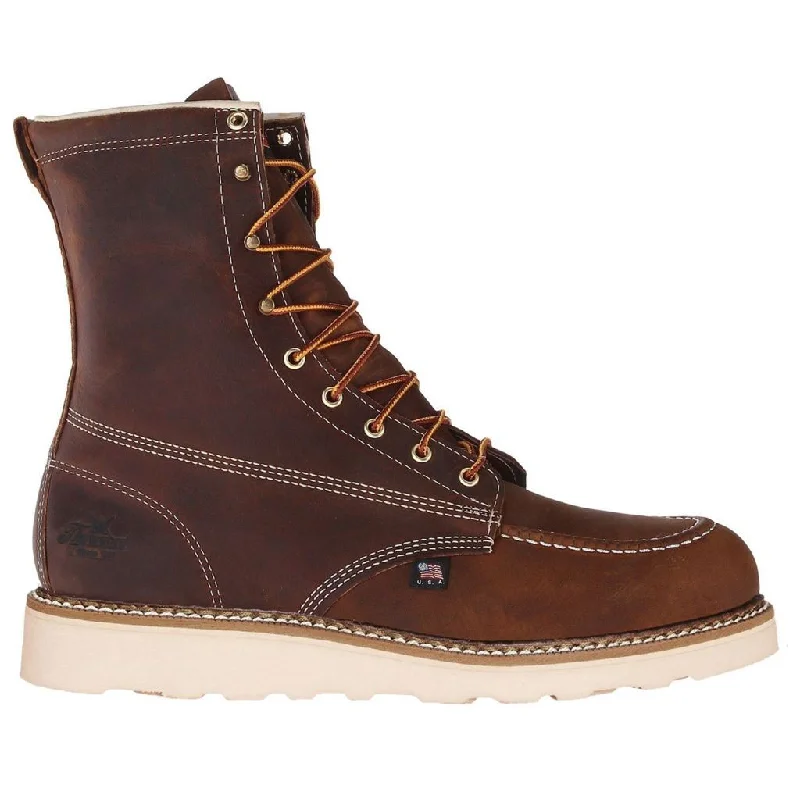 Men's waterproof ankle boots for outdoor adventures8 Inch Moc Toe Safety Toe Men's Work Boots Men's waterproof ankle boots for outdoor adventures8 Inch Moc Toe Safety Toe Men's Work Boots