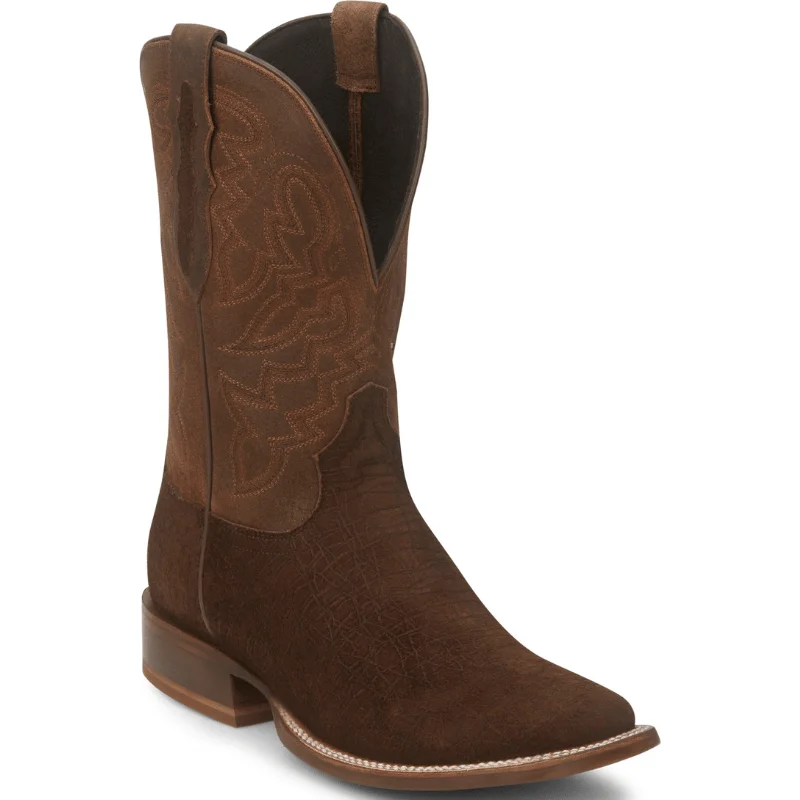 Tony Lama Men's Tucson Bark Brown Western Boots TL3025