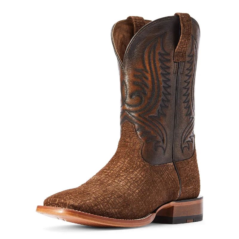 Men's western boots with a leather sole and a heel guardAriat Men's Circuit Paxton Western Boot Men's western boots with a leather sole and a heel guardAriat Men's Circuit Paxton Western Boot