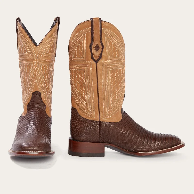 Men's western boots in a rich brown or black leatherBeaumont Brown Teju Cowboy Boot Men's western boots in a rich brown or black leatherBeaumont Brown Teju Cowboy Boot