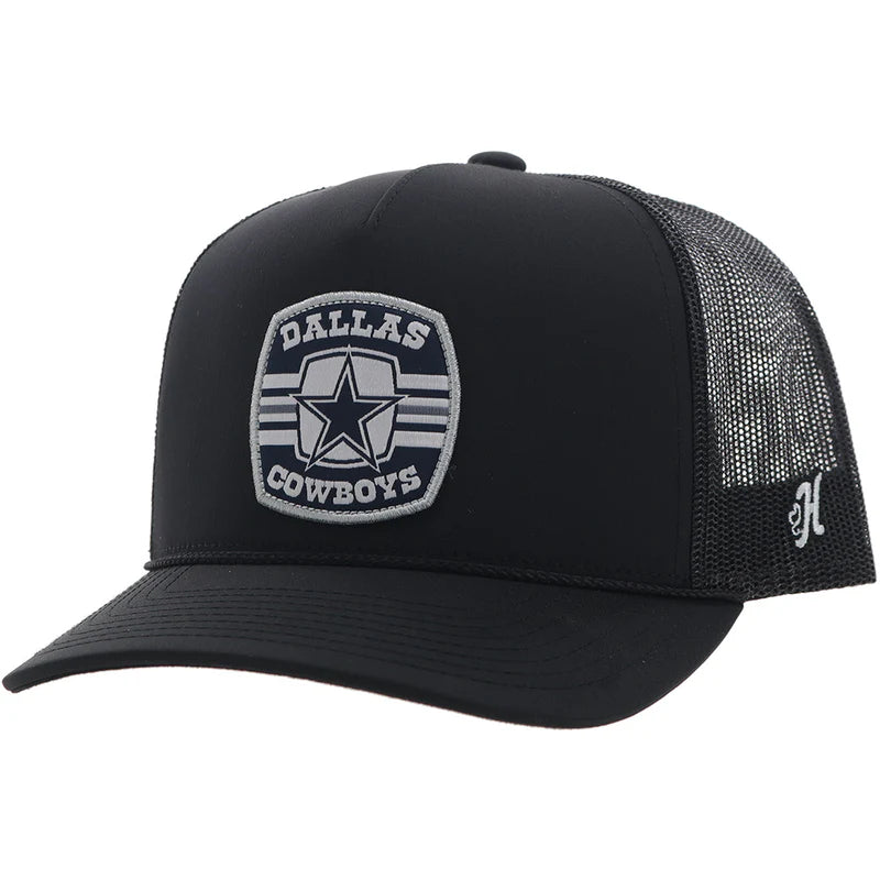 Men's western boots with a high - heeled design and a pointed toeHooey Dallas Cowboys Patch Cap Men's western boots with a high - heeled design and a pointed toeHooey Dallas Cowboys Patch Cap