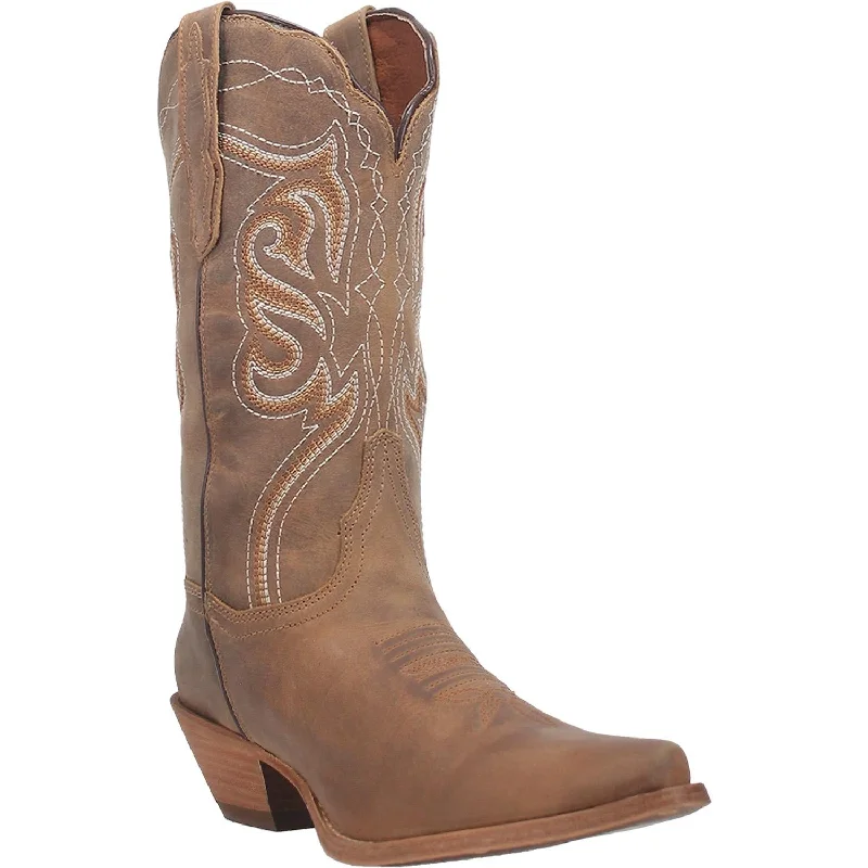 Men's western boots with a high - heeled design and a pointed toeDP80051 Karmel