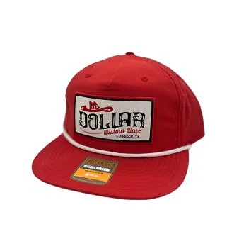 Western - style men's boots with intricate tooling and stitchingDWW Retro Cap - Red