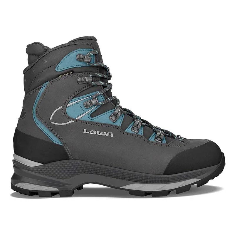 Lowa Mauria EVO GTX WXL Womens Hiking Boot - Anthracite/Turquoise