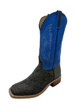 Men's western boots with a traditional western boot silhouette and a polished shineAnderson Bean Grey Safari Giraffe Men's Boot Men's western boots with a traditional western boot silhouette and a polished shineAnderson Bean Grey Safari Giraffe Men's Boot