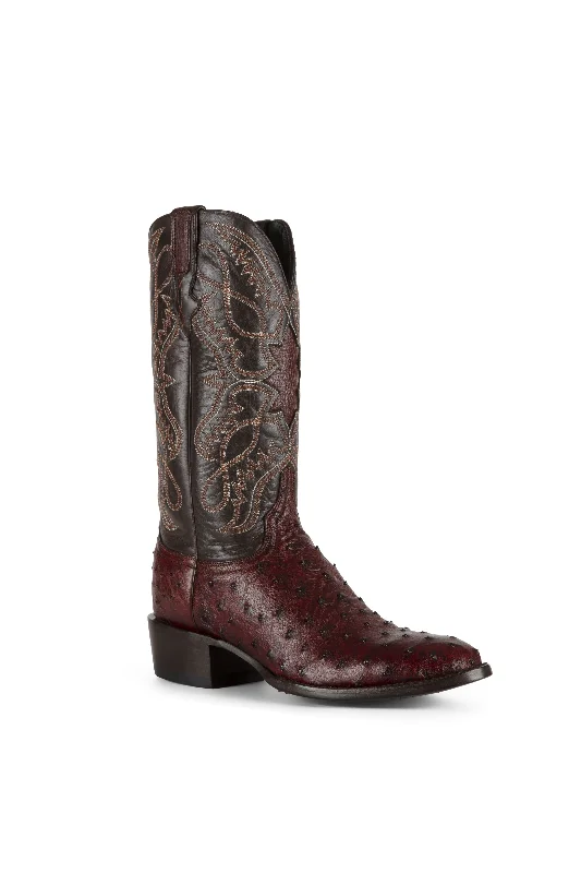 Men's western boots with a leather sole and a heel guardAllens Brand - Daniel Full Quill - Almond Men's western boots with a leather sole and a heel guardAllens Brand - Daniel Full Quill - Almond