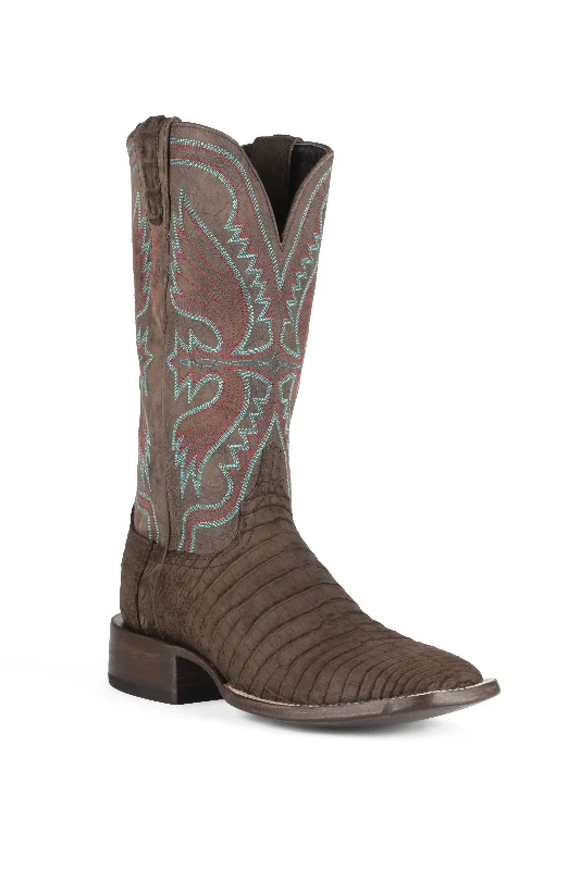 Men's western boots in a rich brown or black leatherAzulado - Amon Nile - Jungle Green