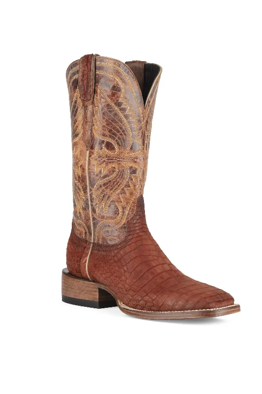 Men's western boots in a rich brown or black leatherAzulado - Amon Nile - Rustic Brown Men's western boots in a rich brown or black leatherAzulado - Amon Nile - Rustic Brown