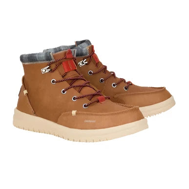 Men's western boots with a rubber sole for traction on various surfacesHey Dude Bradley Classic Men's Casual Shoe Men's western boots with a rubber sole for traction on various surfacesHey Dude Bradley Classic Men's Casual Shoe