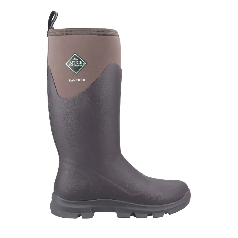 Men's classic leather dress boots with a polished finishMen's Muck Rancher Tall Boots Men's classic leather dress boots with a polished finishMen's Muck Rancher Tall Boots
