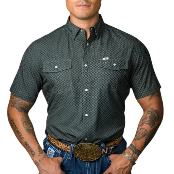 Men's western boots with a leather - wrapped heel and a smooth finishFerrell "Buddy" Short Sleeve Pearl Snap Men's Shirt Men's western boots with a leather - wrapped heel and a smooth finishFerrell "Buddy" Short Sleeve Pearl Snap Men's Shirt