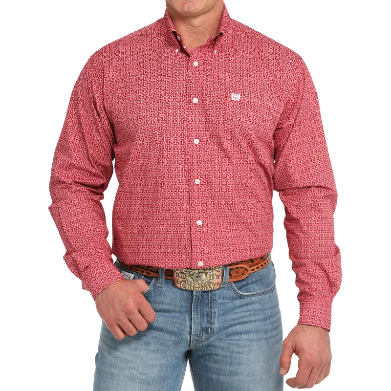 Men's western boots with a high - heeled design and a pointed toeCinch Men's Hash Mark Button Down Men's western boots with a high - heeled design and a pointed toeCinch Men's Hash Mark Button Down