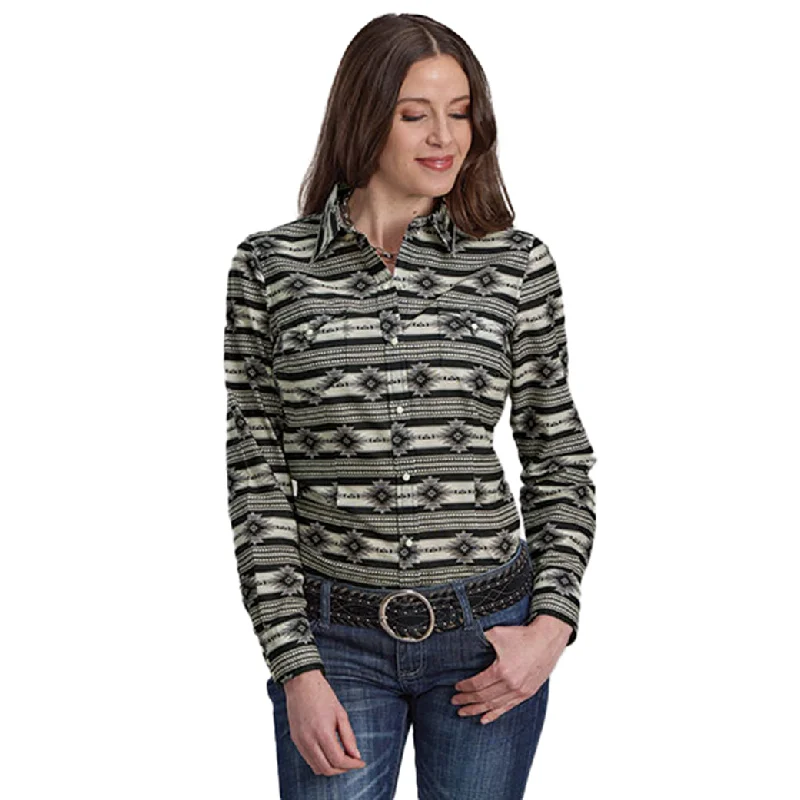 Roper Women's Santa Fe Aztec Long Sleeve Button Down