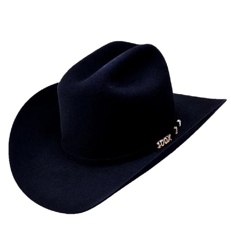 Men's western boots with a decorative inlay on the toe and heelSerratelli 100X Cowboy Felt Hat Black SERR-TXS60505 Men's western boots with a decorative inlay on the toe and heelSerratelli 100X Cowboy Felt Hat Black SERR-TXS60505