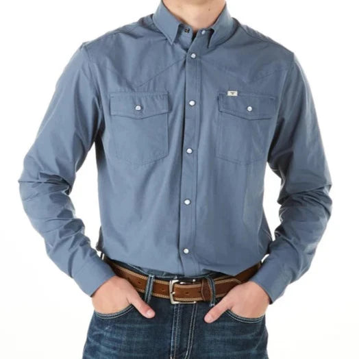 Vintage - style men's western boots with a square toe and spur ledgeFerrell "Core" Pearl Snap Men's Shirt Vintage - style men's western boots with a square toe and spur ledgeFerrell "Core" Pearl Snap Men's Shirt