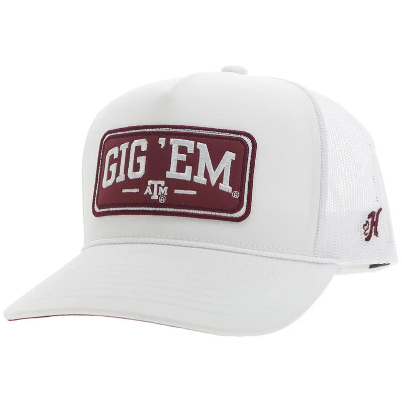 Men's western boots with a distressed leather finish for a rugged lookHooey Texas A&M Gig 'Em Patch Cap Men's western boots with a distressed leather finish for a rugged lookHooey Texas A&M Gig 'Em Patch Cap