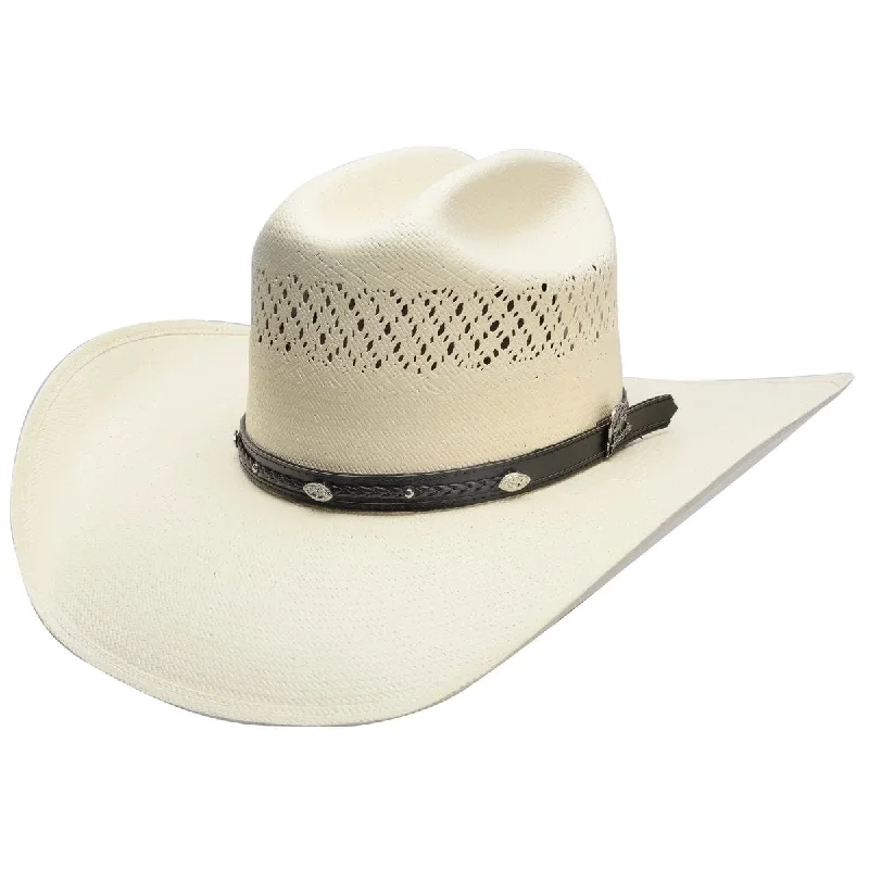 Men's genuine leather western boots with a snake - skin inlayTombstone 30X Cowboy Hat Roper Shape TOM-3910