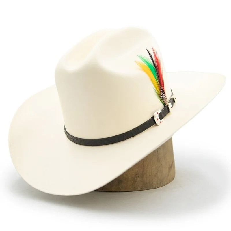 Men's western boots with a scalloped edge and a pull - on strapTombstone 5,000X El Fantasma Cowboy Hat with Feathers Men's western boots with a scalloped edge and a pull - on strapTombstone 5,000X El Fantasma Cowboy Hat with Feathers