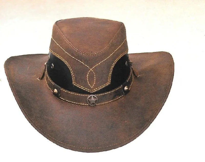 Men's western boots with a leather - wrapped heel and a smooth finishTombstone Genuine Leather Cowboy Hat TOM-7202 Men's western boots with a leather - wrapped heel and a smooth finishTombstone Genuine Leather Cowboy Hat TOM-7202