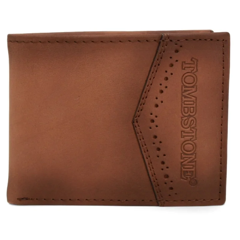 Tombstone Genuine Leather Wallet Brown TOM-W238