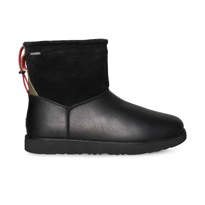 UGG Classic Toggle Waterproof Black Boots - Men's