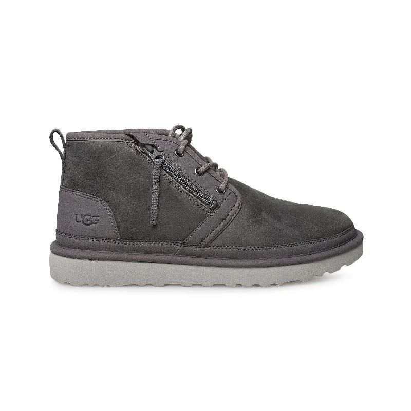 UGG Neumel Zip Dark Grey Boots - Men's