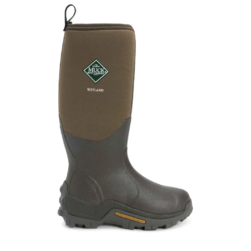 Men's rubber - sole boots for excellent tractionUnisex Wetland Tall Boots