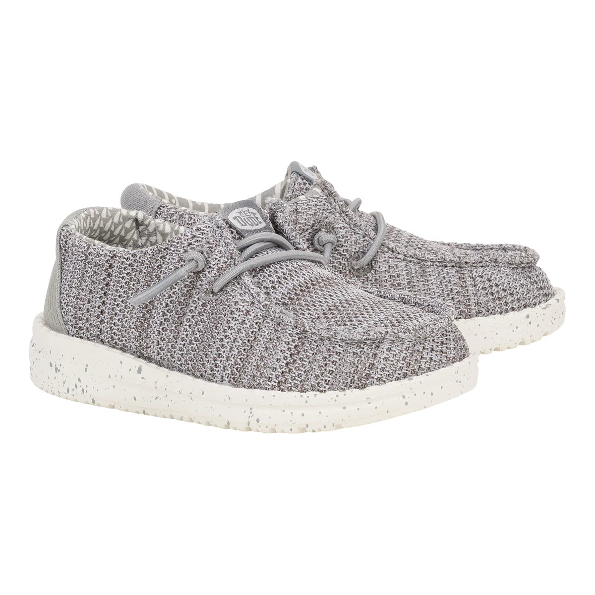 Men's western boots with a distressed leather finish for a rugged lookHey Dude Wally Stretch Grey Toddler Shoe Men's western boots with a distressed leather finish for a rugged lookHey Dude Wally Stretch Grey Toddler Shoe