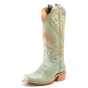 Men's western boots with a suede shaft and a leather soleHyer Ladies' Leawood Robin Egg Blue Boot Men's western boots with a suede shaft and a leather soleHyer Ladies' Leawood Robin Egg Blue Boot
