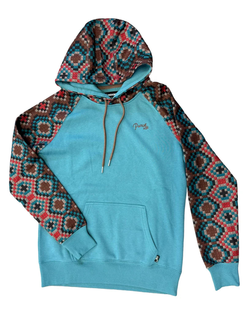 Men's western boots with a silver - toned hardware and accentsHooey Ladies' Punchy Turquoise Aztec Hoodie Men's western boots with a silver - toned hardware and accentsHooey Ladies' Punchy Turquoise Aztec Hoodie