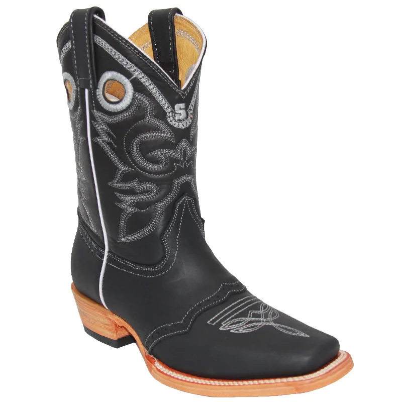 Men's western boots with a rubber sole for traction on various surfacesWomens Mid-Calf Rodeo Boot Men's western boots with a rubber sole for traction on various surfacesWomens Mid-Calf Rodeo Boot