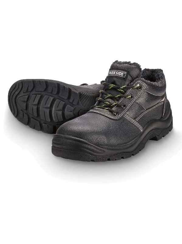 Men's casual shoes with a contrast sole colorMen's Work Safety Shoes,Black