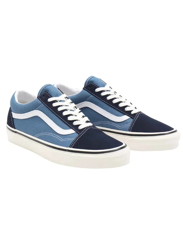 Men's casual shoes with a flexible rubber outsoleMen's Textured Sneakers,Blue