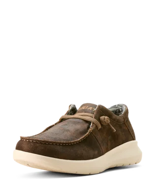 Men's casual shoes with a rubber toe cap for protectionAriat Mens Hilo Shoe