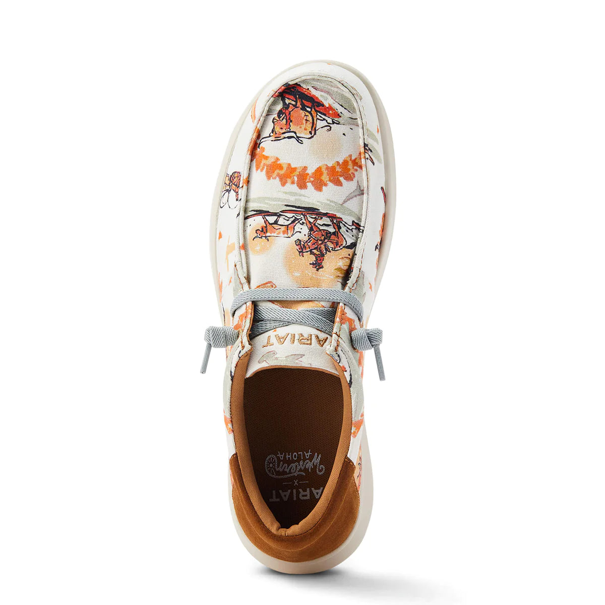 Men's casual sneakers with a mesh upperAriat Men's Surfing Longhorn Hilo