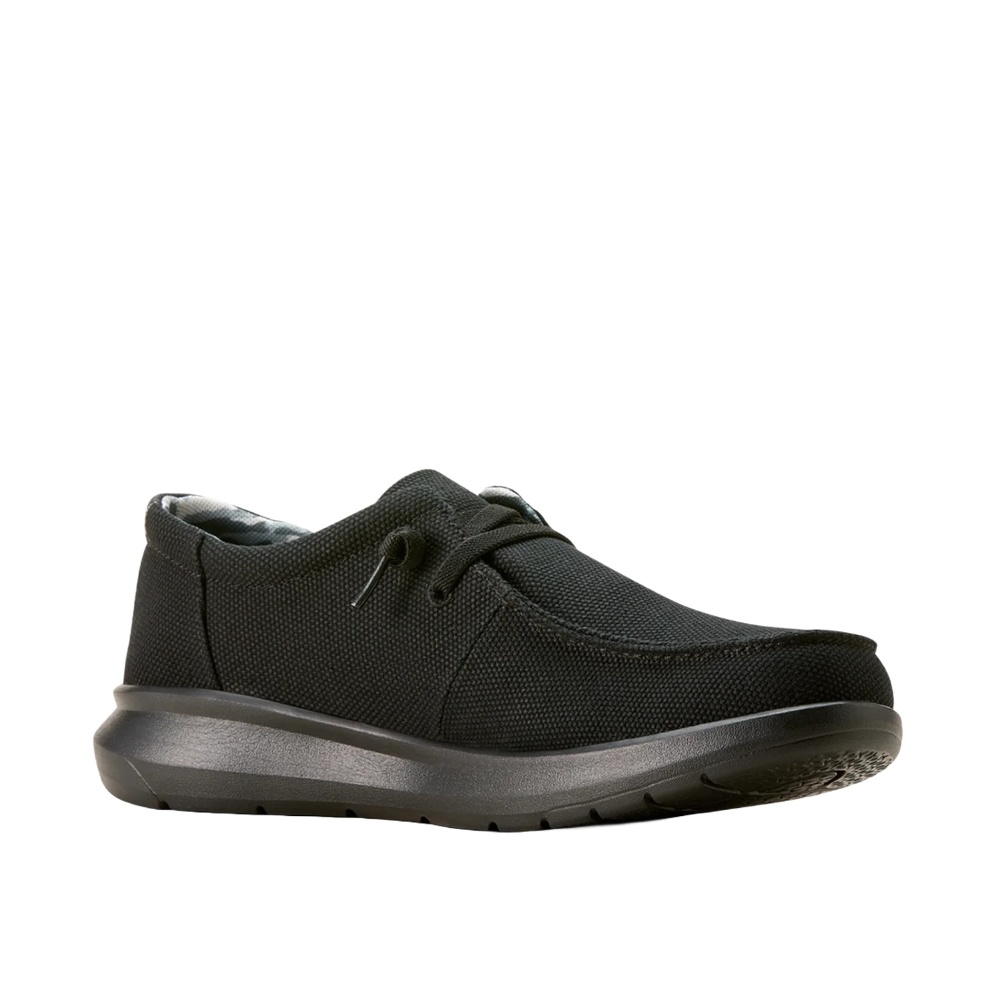 Men's casual shoes with a padded heel for comfortAriat Men's Solid Black Hilo Casual Shoes