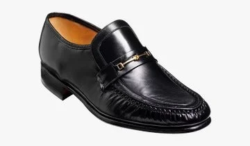 Men's casual shoes with a thick sole for added heightBarker Laurie Loafer Shoe - Black Kid Men's casual shoes with a thick sole for added heightBarker Laurie Loafer Shoe - Black Kid