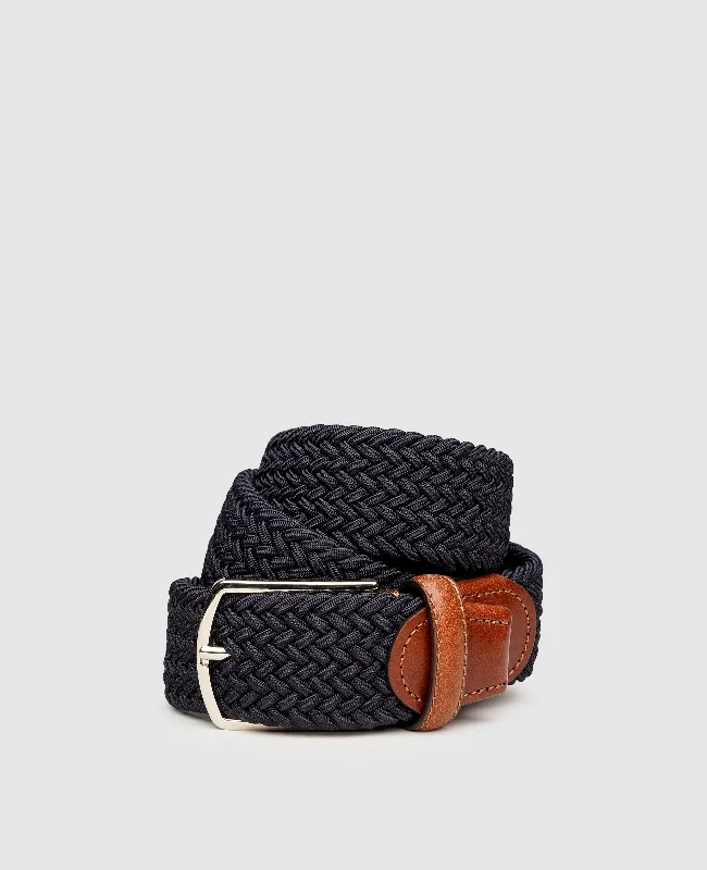 Braided Belt - Dark Grey