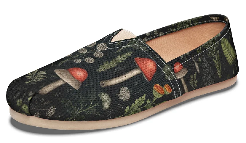 Foraging Espadrilles - Lightweight Canvas Slip-Ons with Elastic V for Easy Comfort