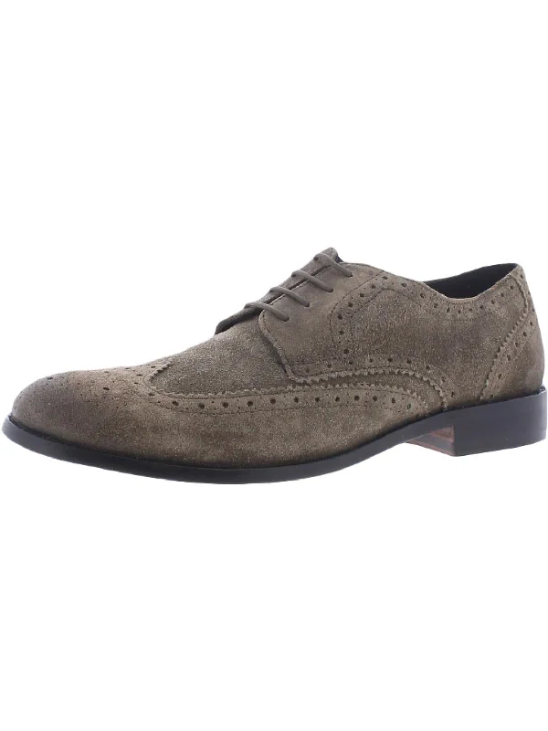 Men's formal shoes with a wingtip designJames Wing Mens Suede Wing Tip Oxford Oxfords Men's formal shoes with a wingtip designJames Wing Mens Suede Wing Tip Oxford Oxfords