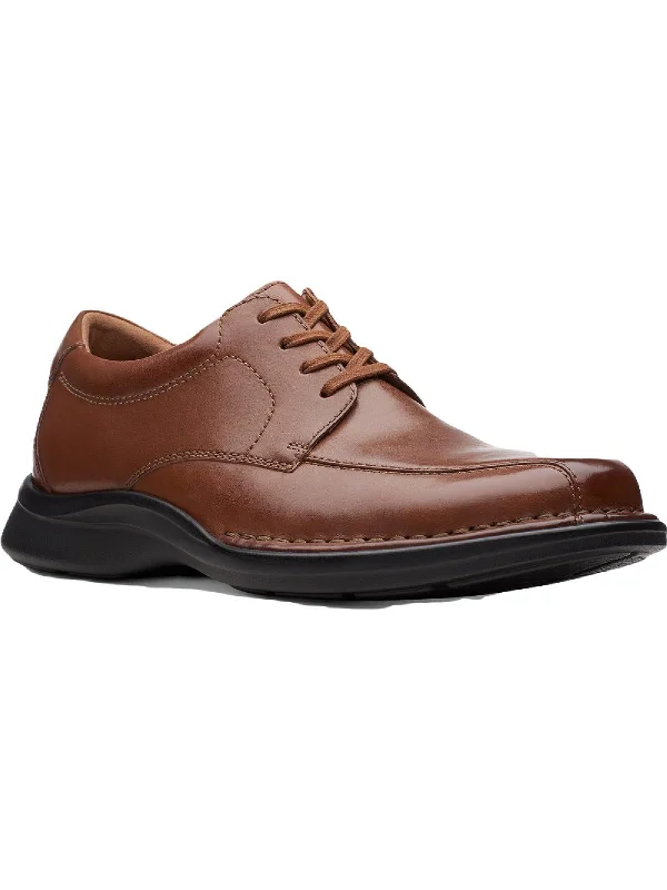 Men's formal shoes with a narrow toe boxKempton Run Mens Leather LaceU Oxfords