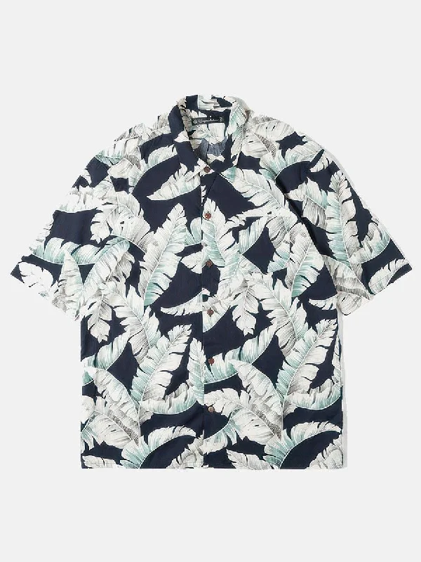 Men's formal shoes with a double monk strapLeaf Aloha Short Sleeve Shirt