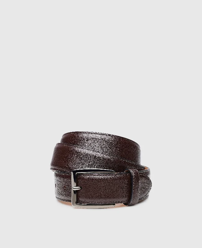 Men’s Belt in Coffee - Coffee